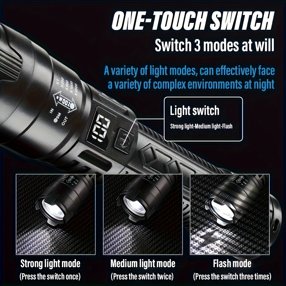 High Strong Power Led Flashlig - огляд і ціна Fishing Light