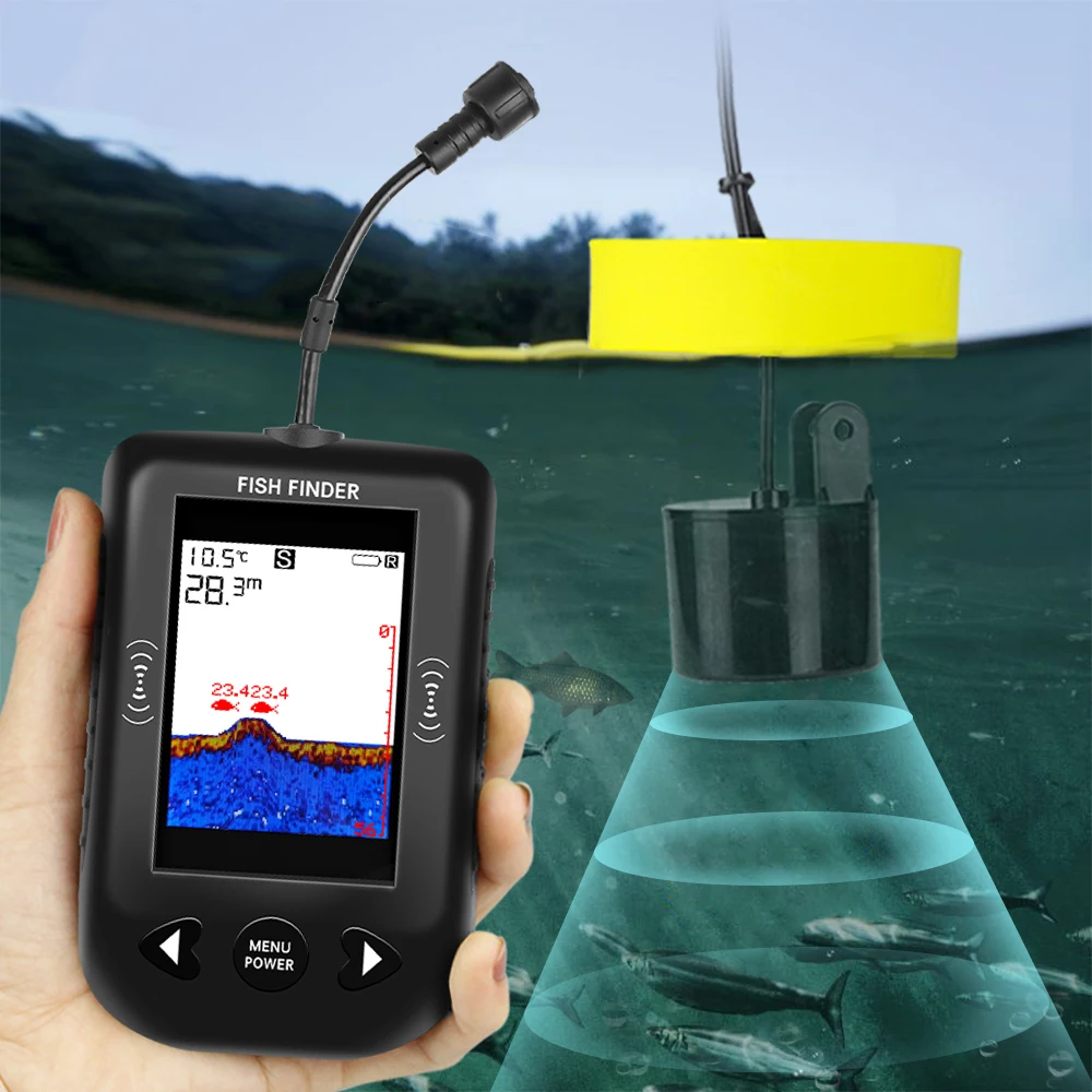 Alarm 100M Portable Sonar Fish - огляд і ціна Fish Finder Portable