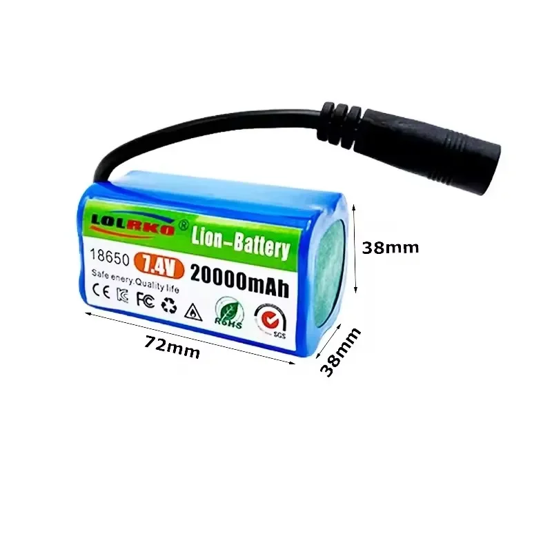 7.4V 20000mAh Battery with USB - огляд і ціна Fish Finder Charger