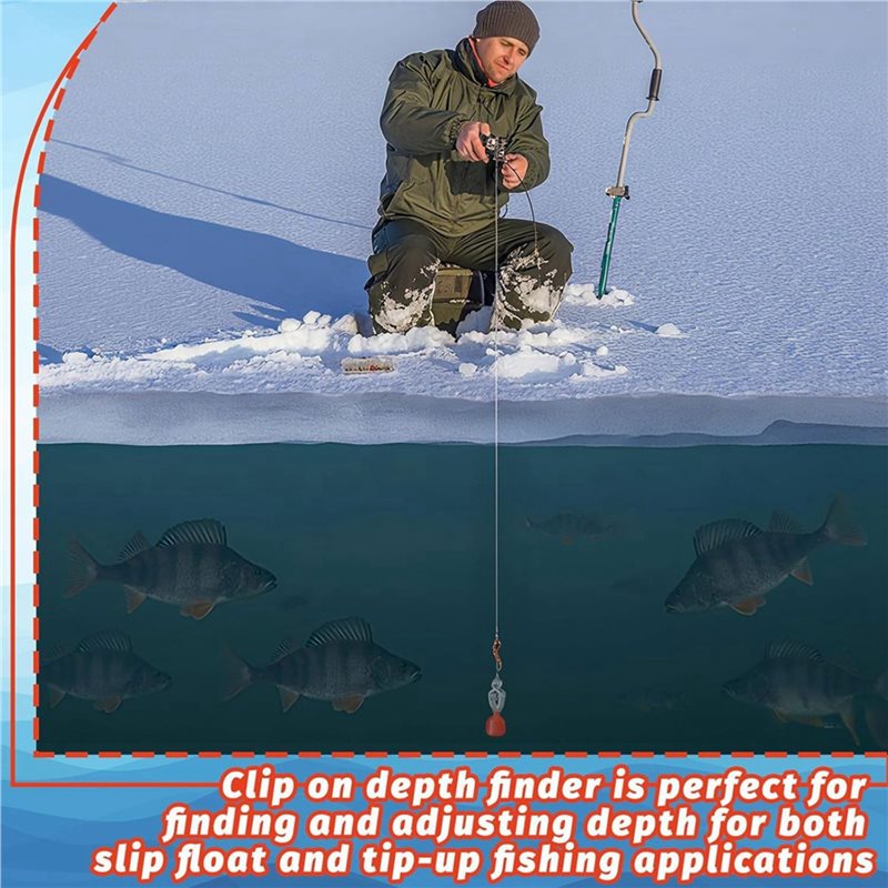Clip-On Water Deep Gauge Instr - огляд і ціна Fishing Depth Finder