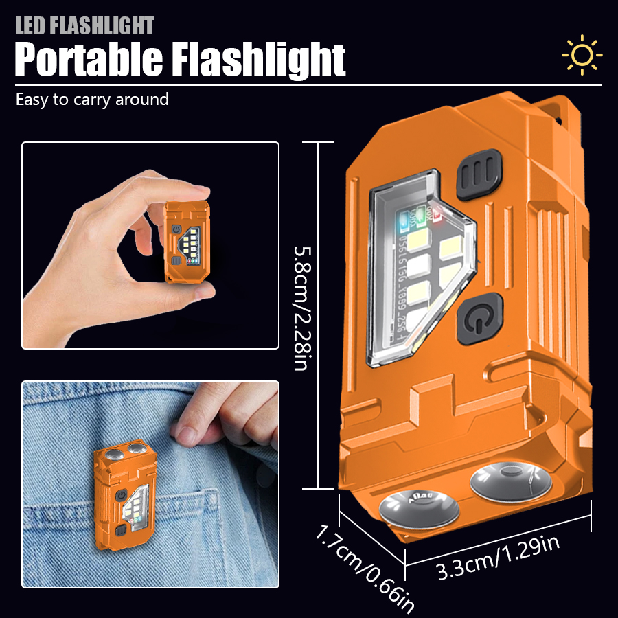 Mini Keychain EDC Flashlight R - огляд і ціна Fishing Light